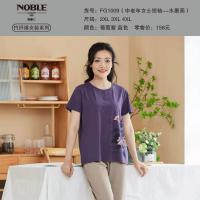 【NOBLE贵丽人】中老年女士短袖FG1009